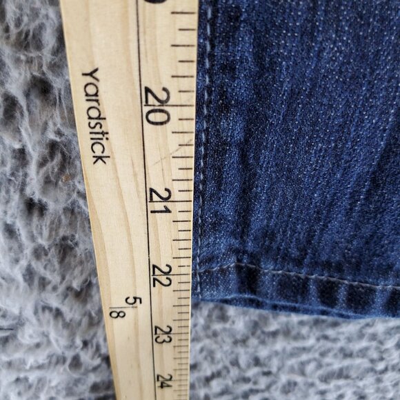 Chicos Jeans Womens .5 US 6 Blue Sandra Crop Denim Slim Fit Stretch - Picture 7 of 13